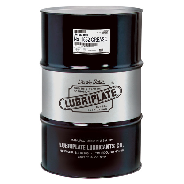 Lubriplate No. 1552, Drum, Lithium Complex, Heavy Duty, Nlgi No. 2 And Nlgi Gc/Lb Certified L0166-040